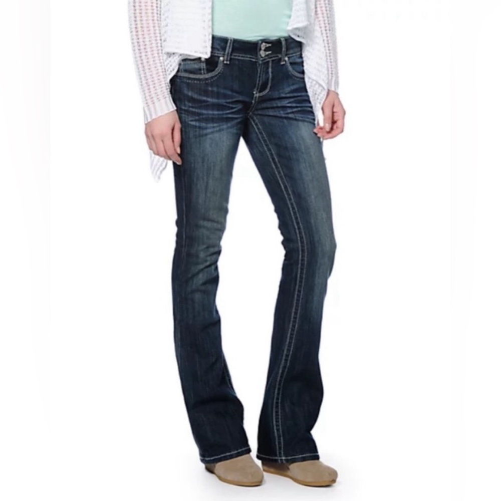 Almost Famous Premium Low Rise Bootcut Denim Jeans
